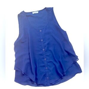 “Mine” women’s small royal blue tank top